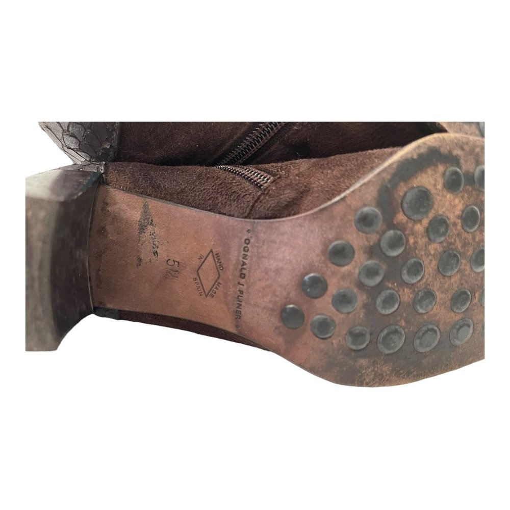 Donald J Pliner Suede Brown boots Women's Size 5 M - Picture 10 of 10